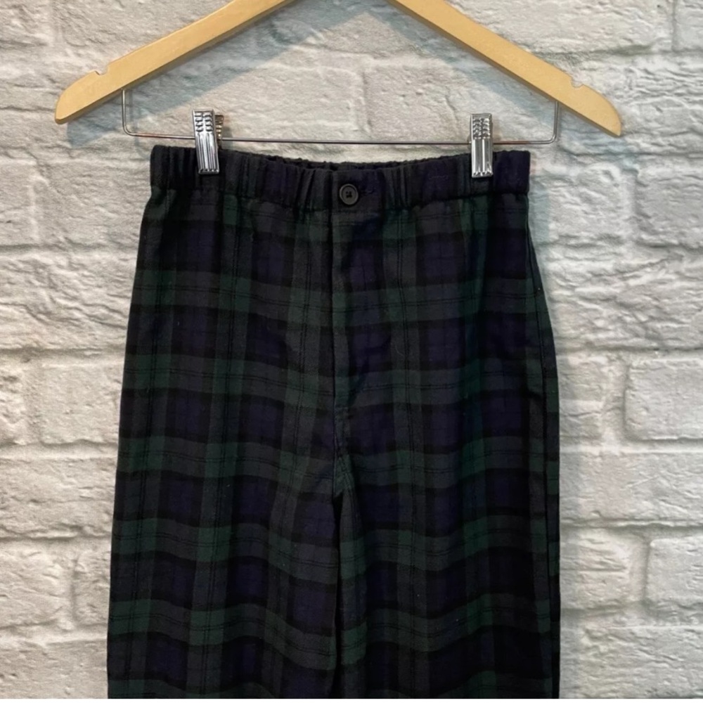 Brandy Melville Women's Tilden Pants in Green Plaid Flannel ONE SIZE (24”) - Picture 6 of 9